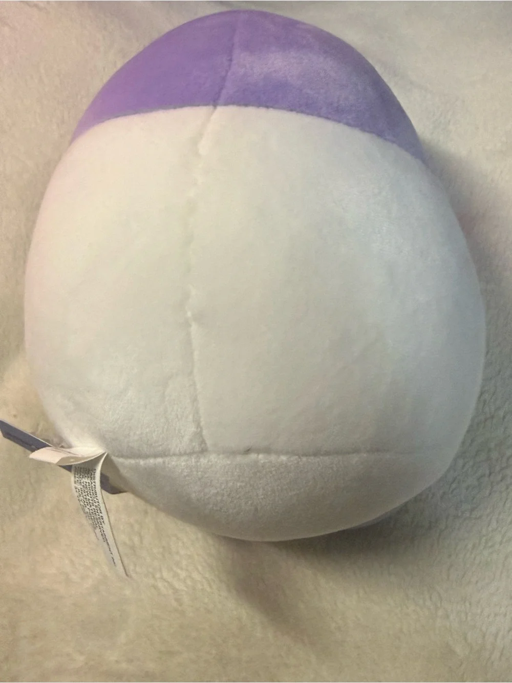 Plush Purple & White Penguin Stuffed Toy with Yellow Star